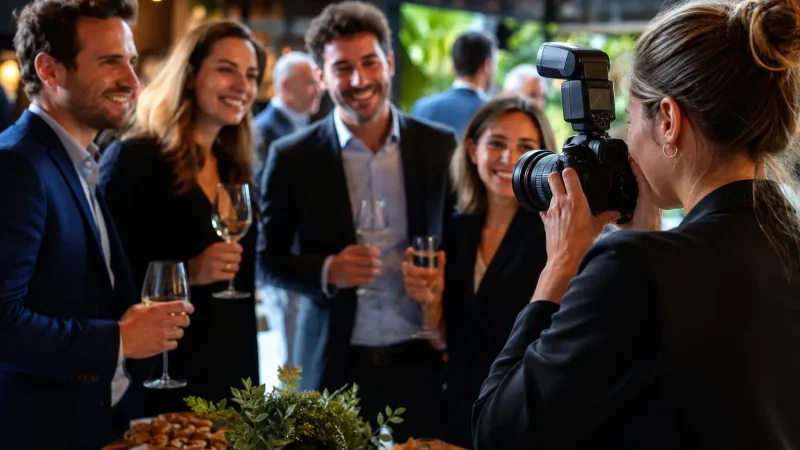 Soirée d&rsquo;entreprise : comment capter et diffuser du contenu pour votre communication externe ?